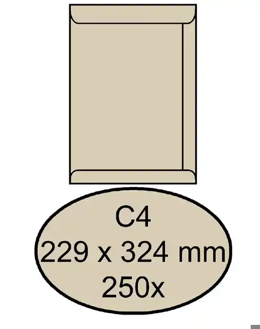 ENVELOP QUANTORE AKTE C4 229X324 120GR