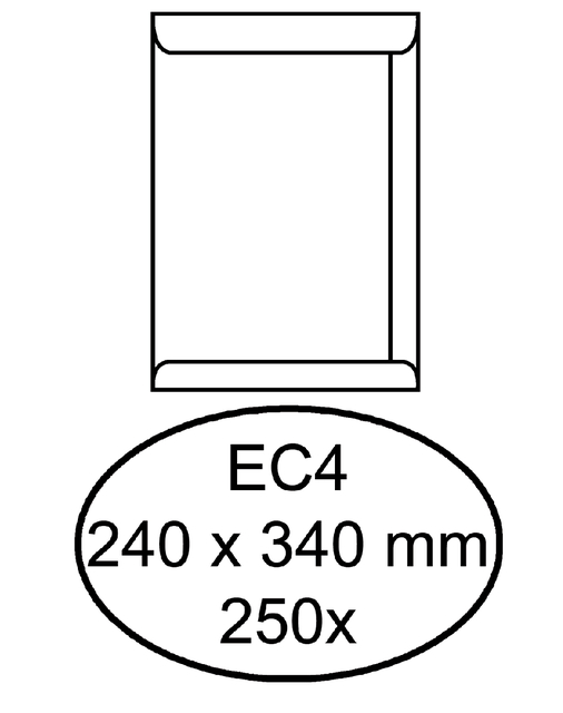 ENVELOP QUANTORE AKTE EC4 240X340 120GR