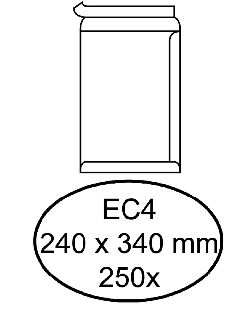 ENVELOP HERMES AKTE EC4 240X340 ZK