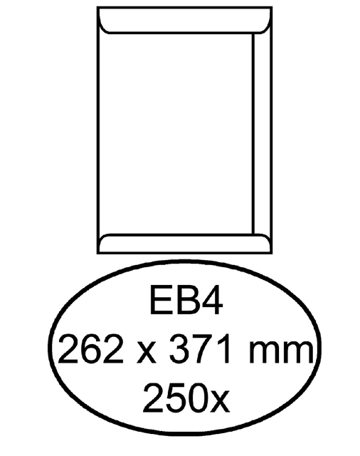 ENVELOP QUANTORE AKTE EB4 262X371 120GR