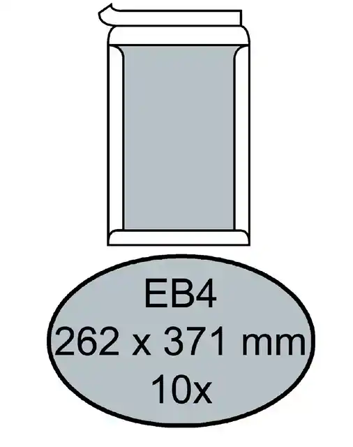 ENVELOP QUANTORE BORDRUG EB4 262X371