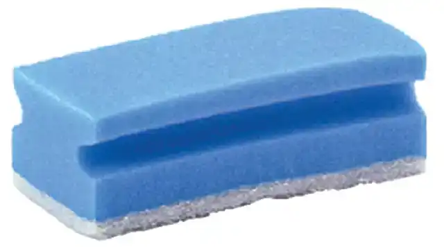 SCHUURSPONS CLEANINQ 140X70X42MM BL/WT