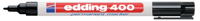 VILTSTIFT EDDING 400 ROND 1MM ZWART