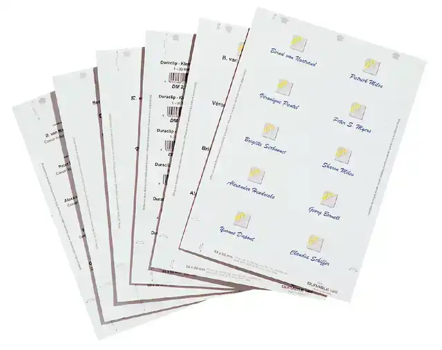 BADGEKAART DURABLE 1451 BEDRUKBAAR