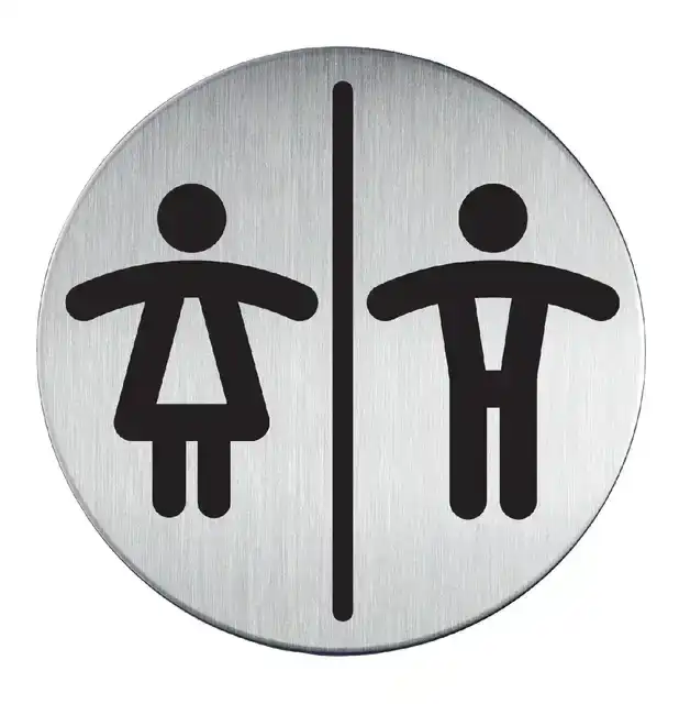 INFOBORD PICTOGRAM DURABLE TOILETEN D H