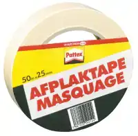 AFPLAKTAPE PATTEX 25MMX50M CREME