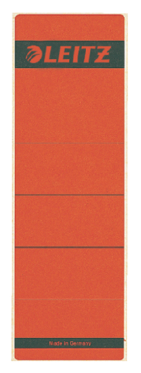 RUGETIKET LEITZ 1642 62X192MM ROOD