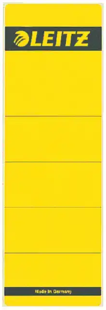 RUGETIKET LEITZ 1642 62X192MM GEEL