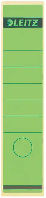 RUGETIKET LEITZ 62X285MM ZELFKL GROEN