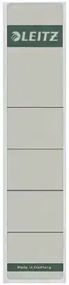 RUGETIKET LEITZ 39X192MM ZELFKL GRIJS