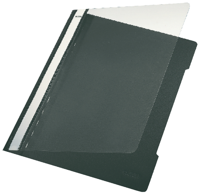 SNELHECHTER LEITZ STANDAARD A4 PP ZWART