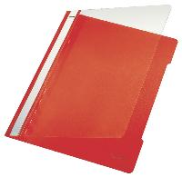 SNELHECHTER LEITZ STANDAARD A4 PP ROOD