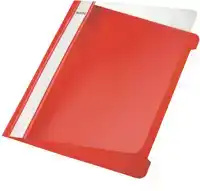 SNELHECHTER LEITZ STANDAARD A5 PVC ROOD