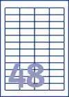 ETIKET AVERY L4736REV-25 45.7X21.2MM
