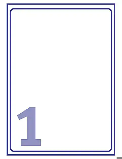ETIKET AVERY L4735REV-25 210X297MM A4