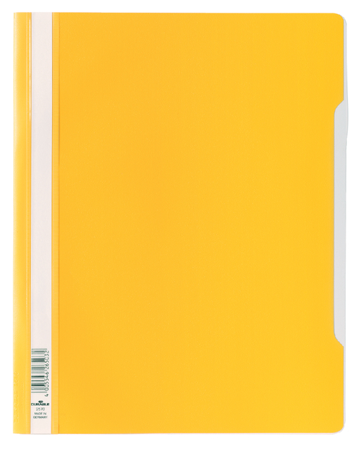 SNELHECHTER DURABLE A4 PVC GEEL