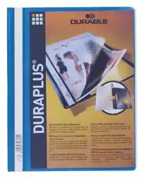 SNELHECHTMAP DURABLE DURAPLUS A4 BLAUW