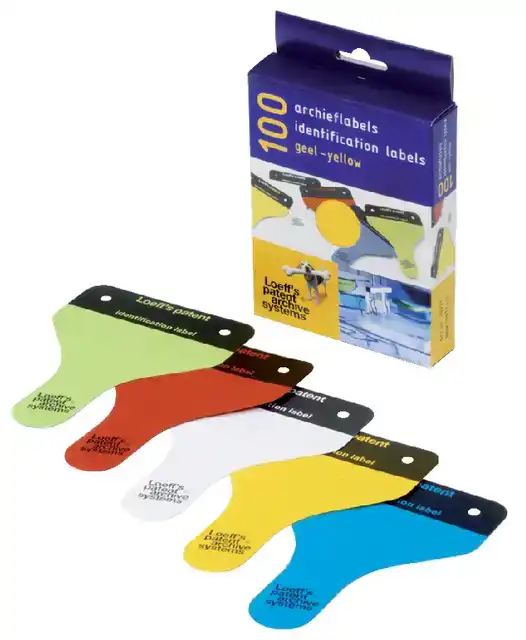 ARCHIEFLABEL LOEFFS KARTON GROEN 100ST