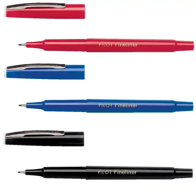 FINELINER PILOT SW-PPF F ZWART