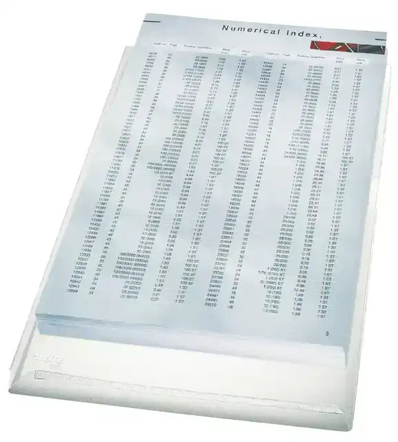 L-MAP LEITZ PREMIUM A4 0.17MM PVC EXP