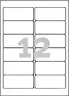 ETIKET AVERY L4743REV-25 99.1X42.3MM