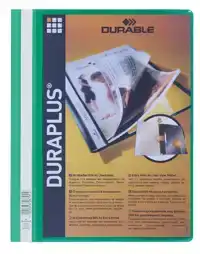 SNELHECHTMAP DURABLE DURAPLUS A4 GROEN
