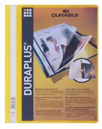 SNELHECHTMAP DURABLE DURAPLUS A4 GEEL