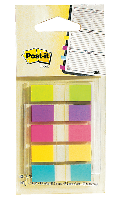 INDEXTABS POST-IT 6835 11.9X43.1MM