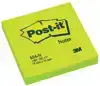 MEMOBLOK POST-IT 654 76X76MM NEON GROEN