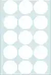 ETIKET HERMA 2270 ROND 32MM WIT