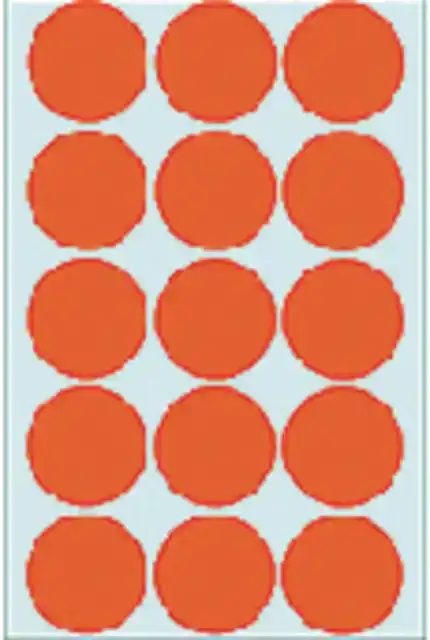 ETIKET HERMA 2272 ROND 32MM ROOD