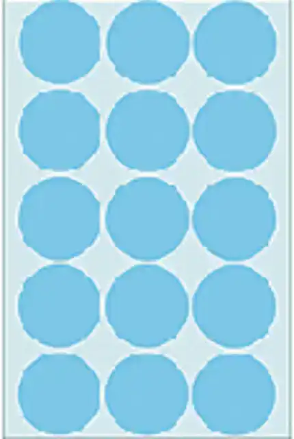 ETIKET HERMA 2273 ROND 32MM BLAUW