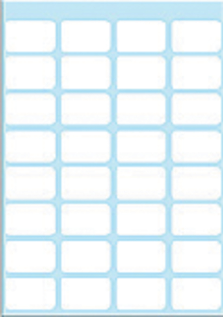 ETIKET HERMA 3640 12X19MM WIT 224STUKS