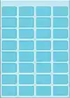 ETIKET HERMA 3643 12X19MM BLAUW