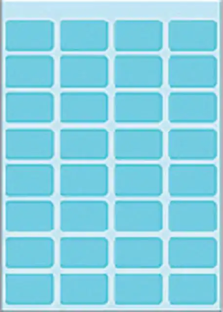 ETIKET HERMA 3643 12X19MM BLAUW