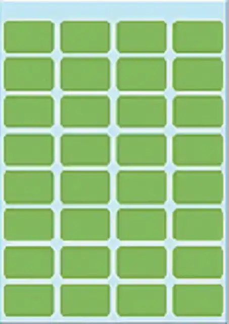 ETIKET HERMA 3645 12X19MM GROEN