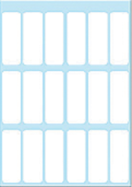 ETIKET HERMA 3650 12X34MM WIT 126STUKS