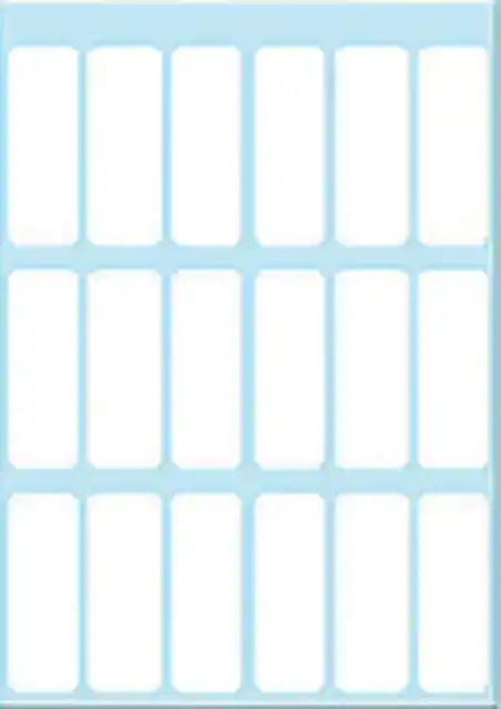 ETIKET HERMA 3650 12X34MM WIT 126STUKS
