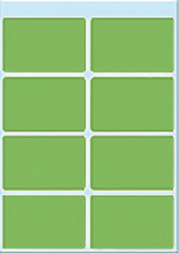 ETIKET HERMA 3695 26X40MM GROEN 40STUKS