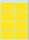 ETIKET HERMA 3691 26X40MM GEEL 40STUKS