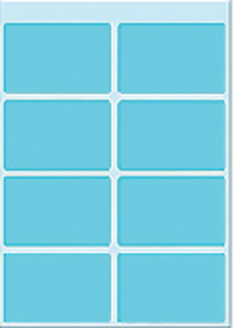 ETIKET HERMA 3693 25X40MM BLAUW 40STUKS