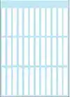 ETIKET HERMA 3735 5X35MM WIT 252 STUKS