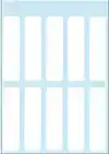 ETIKET HERMA 3737 13X50MM WIT 70 STUKS