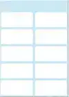 ETIKET HERMA 3738 19X40MM WIT 70 STUKS
