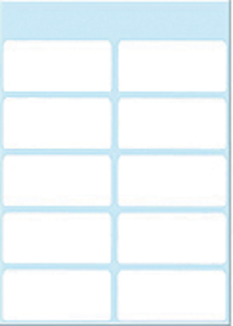 ETIKET HERMA 3738 19X40MM WIT 70 STUKS