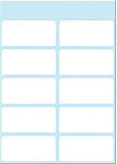 ETIKET HERMA 3738 19X40MM WIT 70 STUKS