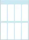 ETIKET HERMA 3749 19X50MM WIT 56 STUKS
