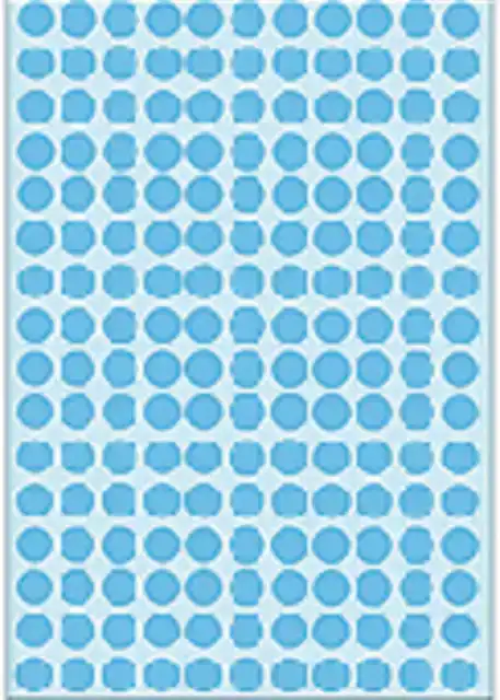 ETIKET HERMA 2213 ROND 8MM BLAUW