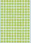 ETIKET HERMA 2215 ROND 8MM GROEN