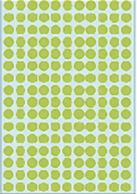 ETIKET HERMA 2215 ROND 8MM GROEN